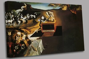 Salvador Dali Inventions of the Monsters Canvas Wall Art Ready To Hang - Picture 1 of 6