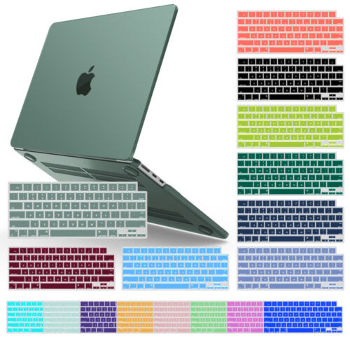 Ibenzer Hülle für 2024 2023-2021 MacBook Pro 14 16 Zoll M3 M2 M1 + Tastaturabdeckung