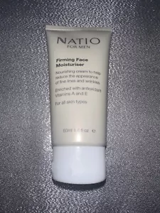 Natio For Men Firming Face Moisturiser All Skin Types Vit A Fines Lines Wrinkles - Picture 1 of 2