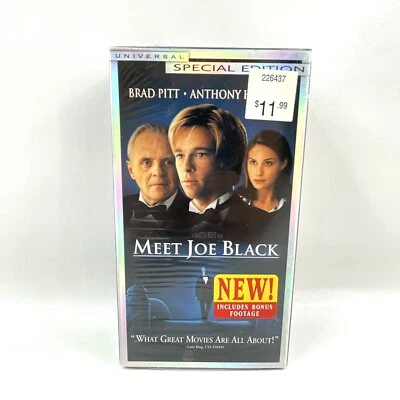 Meet Joe Black Special Edition Brad Pitt Anthony Hopkins VHS 1999 2 Tape Set - Image 1 of 4