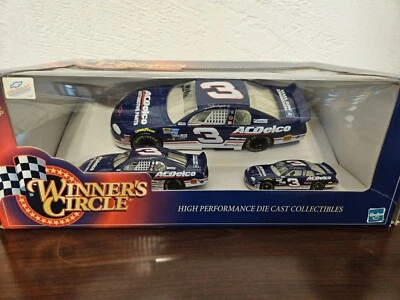Dale Earnhardt Jr. 1999 AC Delco #3 Winner's Circle 3 car set NASCAR Diecast - Image 1 of 4