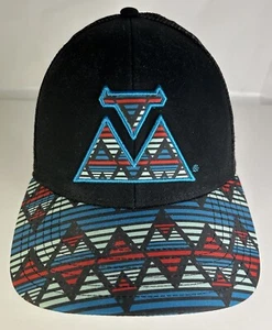 Gorra de béisbol Southwest Aztec Outdoor Bootdaddy negra y turquesa Snapback Trucker - Imagen 1 de 7