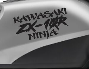 KAWASAKI ZX-10R NINJA motorbike bike logo decals CUSTOM COLOUR Vinyl Sticker
