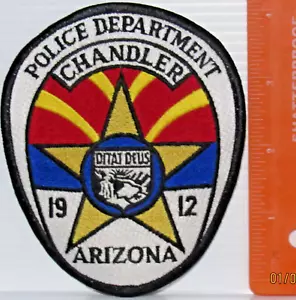 CHANDLER ARIZONA AZ Police Department POLICE PATCH - Picture 1 of 2