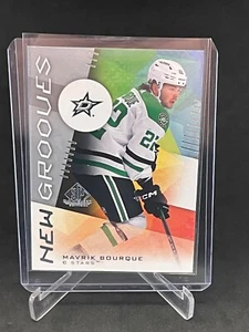 2024-25 UD SP Game Used Mavrik Bourque New Grooves Rookie NG-17 - Picture 1 of 2