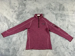 PATAGONIA BETTER SWEATER GIRLS JACKET EXTRA LARGE 14 RED MOCK NECK - Picture 1 of 9