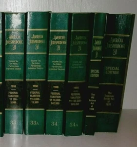 American Jurisprudence 2d State and Federal 1998 33 33a 34 34a 2 Special Edition - Picture 1 of 1