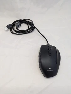 Souris de jeu filaire Logitech G600 MMO - Noir - Photo 1/4