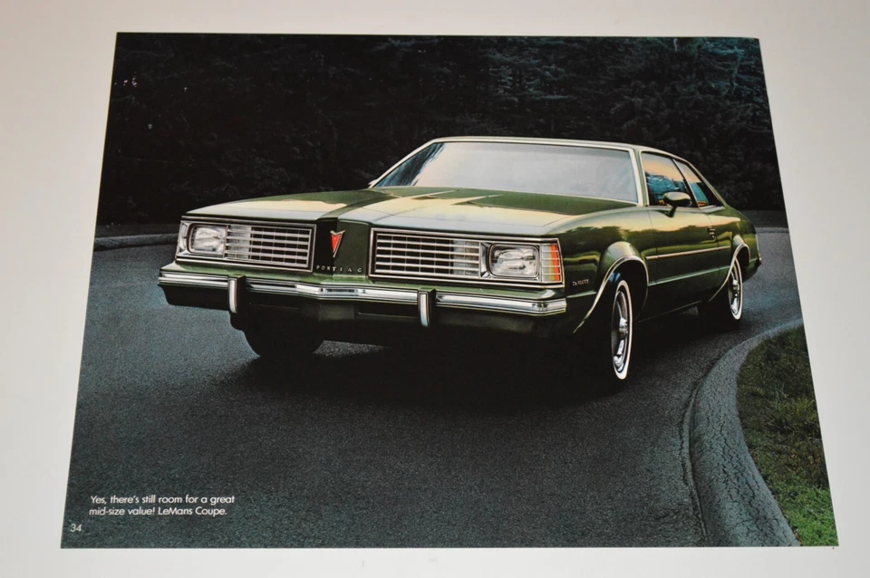 Pontiac Lemans 1980 cupé distribuidor original anuncio impreso anuncio 80 Le Mans Foto 1 de 1