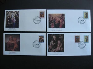 Australia Fleetwood FDC 1980 Christmas Sc 756-8 First Day Covers flaps ok - Picture 1 of 4
