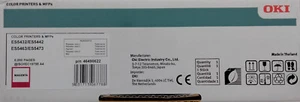 OKI 46490622 Magenta, Original - Toner Cartridge, ES5432 ES5442 New, Genuine OVP - Afbeelding 1 van 6