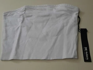 MixMatchy Women's Causal Strapless Cute Basic Solid Sexy Tube Top - Picture 1 of 15