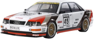 Electric RC Car Series No.682 1991 Audi V8 Touring TT-02 Chassis 58682 Model Car - Image 1 of 4