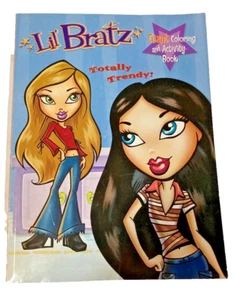 Lil BRATZ Giant Coloring And Activity Book Totally Trendy Unused 2009 - Picture 1 of 1