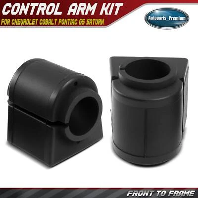 2x Kit de bujes de barra estabilizadora delantera al marco con barra de 22 mm para Chevy Cobalt Pontiac G5 Foto 1 de 4