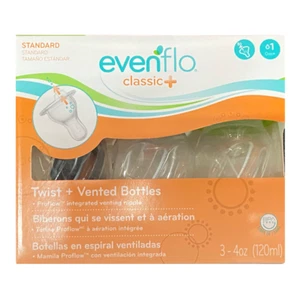 Evenflo Classic Twist + Vented Baby Bottles Set 4 oz 1044311 - Picture 1 of 8