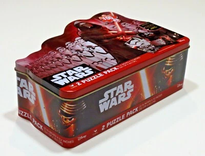 Paquete de 2 rompecabezas Star Wars 100 piezas Kylo Ren y Storm Troopers coleccionistas ¡Lata Bonito! Foto 1 de 4