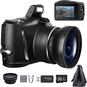 4K Digital Camera Video Camcorder 48MP Cameras for Photography, Camera Compact - Picture 1 of 6
