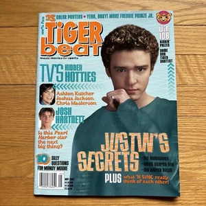 Tiger Beat Magazine May 2001 Justin Timberlake With Posters UNREAD - Picture 1 of 11