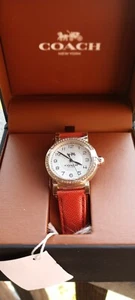 Coach 14502400 Madison Lederarmband Kristall Akzent Damenuhr 275 $ - Bild 1 von 8
