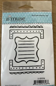 Vintage ~ A-Muse klare Briefmarken ~ Halterung Rahmen Set 2-BRFM **BRANDNEU** - Bild 1 von 2