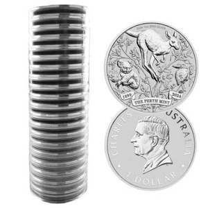 Lot of 20 - 2024 Australian 125th Anniversary Silver 1 oz .9999 Fine BU - Picture 1 of 3