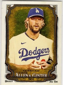 2024 Topps Allen & Ginter Baseball Clayton Kershaw No. 52 Los Angeles Dodgers - Bild 1 von 2