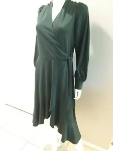 Lauren Ralph Lauren Green long Sleeve Dress Size Large Petite - Picture 1 of 12
