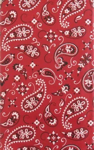Bandana Paisley Print Vinyl Flannel Back Tablecloth Various Sizes - Picture 1 of 4