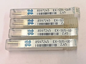 OSG ✔️ Broca espiral ✔️ EX-SUS-GDR/GDS✔️ HSSE ✔️ Ø 2,45/4,57/4,58 mm ✔️ VPE 1 ud. - Imagen 1 de 11