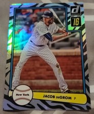 2016 Panini Donruss 1982 Design Holoflow /199 Jacob deGrom #D82-39