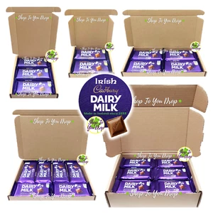 IRISH CADBURY CHOCOLATE DAIRY MILK BARS 53g GIFT BOX HAMPER Birthday Present☘️🍫 - Picture 1 of 22