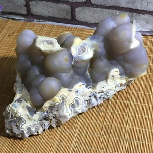  Bonsai Suiseki-Natural Gobi Ojos de Ágata Piedra-Raro Impresionante Visualización 2700g  - Imagen 1 de 11