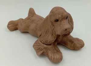 Vintage Spaniel dog Figurine hand painted 5 in - Picture 1 of 16