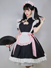 Anime Lolita Girls Maid Apron Dress Outfits Qipao Cosplay Costume Uniform Dress