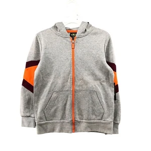 NWT Athletic Works Kids Boys Size S (6-7) Gray Interlock Hoodie Zip Sweatshirt - Picture 1 of 10