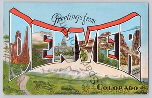 Greetings From Denver Colorado CO - Picture 1 of 2