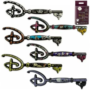 Full set of 6 -Disney Nightmare Before Christmas Collectible Mystery Key Pins - Picture 1 of 8
