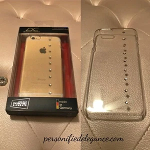 NUEVO Funda Diamante Swarovski Elements iPhone 6s/6 Estuche a presión - Imagen 1 de 6