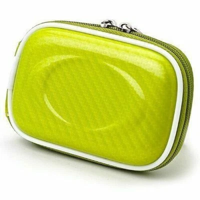 Small Semi Hard Digital Compact Camera Case Pouch W/ Clip For Sony DSC W800/W830 - Image 1 of 4