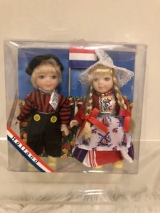 Vintage Holland Dutch Boy & Girl Dolls Doll 5” Tall Matix Souvenirs BOX - Picture 1 of 4
