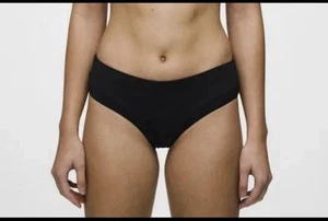 Prana Upswell Bikini Bottom Brief Style Women Swim Activewear Black XS - Picture 1 of 6