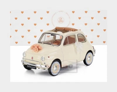 1:18 NOREV Fiat 500L With Wedding Gift 1968 Ivory NV187780 MMC - Image 1 of 2