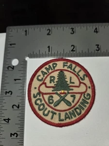 PARCHES POLO RALPH LAUREN NUEVO PARCHE DE ATERRIZAJE CAMP FALLS SCOUT 2,5 PULGADAS - Imagen 1 de 1