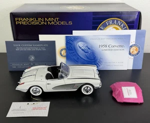 BRAND NEW - Franklin Mint 1958 Chevrolet Corvette Limited Edition 1/24 /2500 - Picture 1 of 14