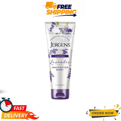 Loción corporal y para manos Jergens lavanda, hidratación indulgente 7 oz Foto 1 de 4