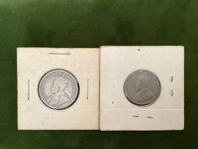 Canada 25 Cents - 1917, .9250 Silver & 1935 nickel - Image 1 of 4