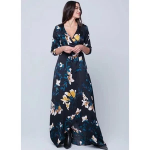 Vestido envolvente floral Knot Sisters Anthropologie “Kayla” - Nuevo con etiquetas mediano - Imagen 1 de 7