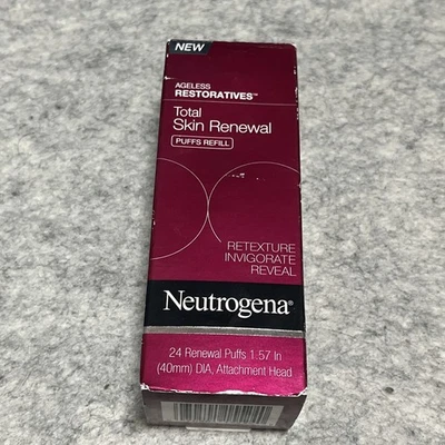 1 NUEVO NEUTROGENA RENOVACIÓN TOTAL DE LA PIEL PUFFS RECARGAS 24 CT RARO DIFÍCIL DE ENCONTRAR PRECIO Foto 1 de 4