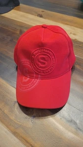 Gorra de béisbol Robin Ruth para hombre Suiza correa trasera roja goma logotipos elevados - Imagen 1 de 4